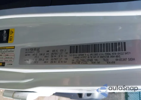 2020 Jeep Gladiator Sport from USA, damaged, VIN 1C6JJTAG6LL197488